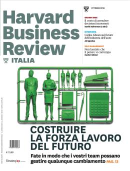 Costruire la forza lavoro del futuro (Ottobre 2016)