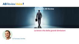 La breve vita delle grandi dimissioni 