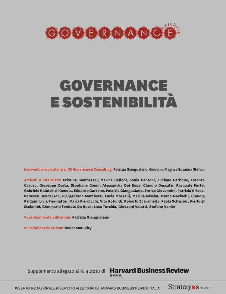 Governance e sostenibilità