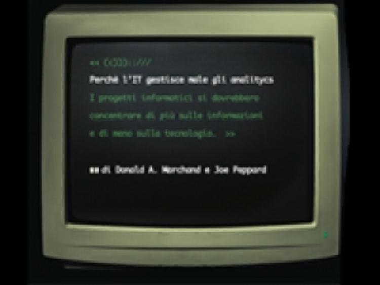 Perch&eacute; l&rsquo;IT gestisce male gli analytics