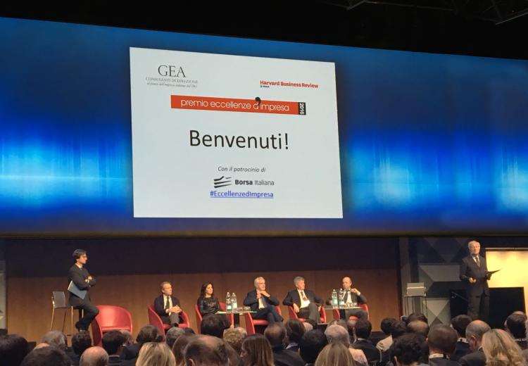 A Recordati il Premio “Eccellenze d’Impresa 2016” di Gea e Harvard Business Review Italia